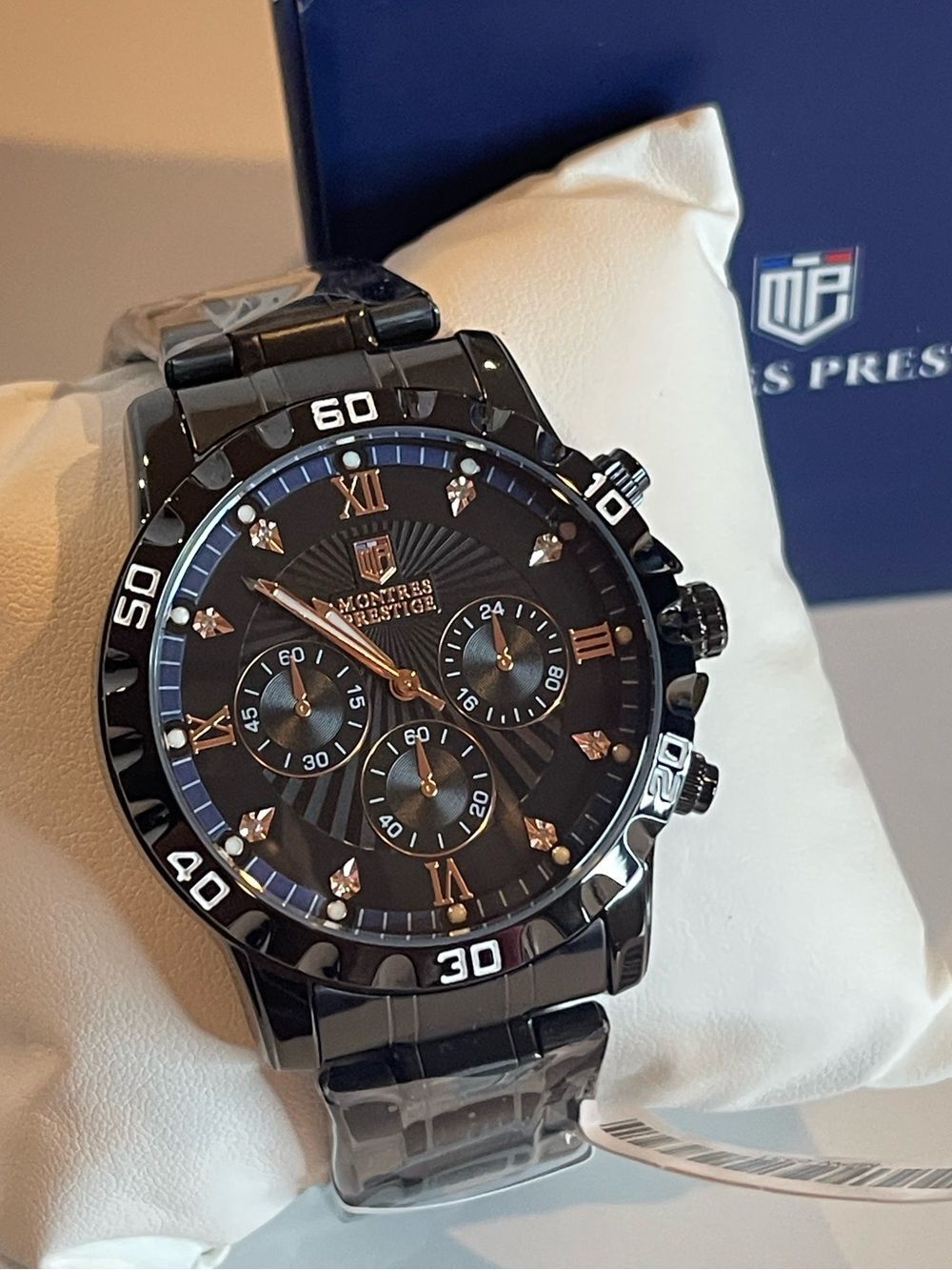 Montres Prestige Men's Watch - 44mm, Black (MPW-0331)
